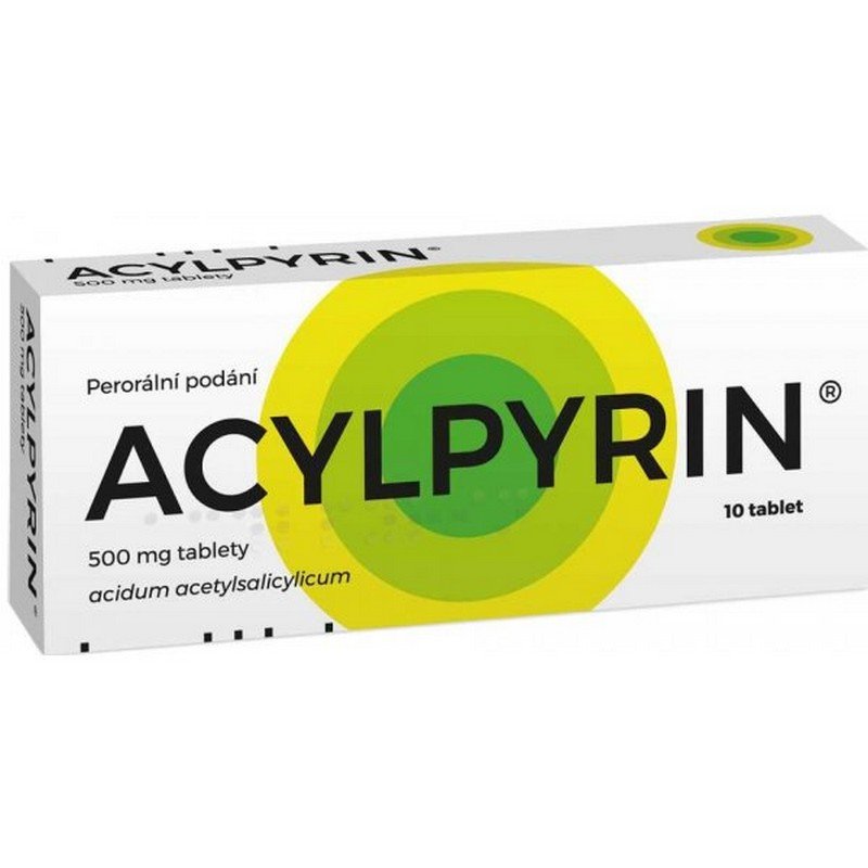 Acylpyrin 500 mg effervescent tablets – lemon-flavored fast-dissolving aspirin