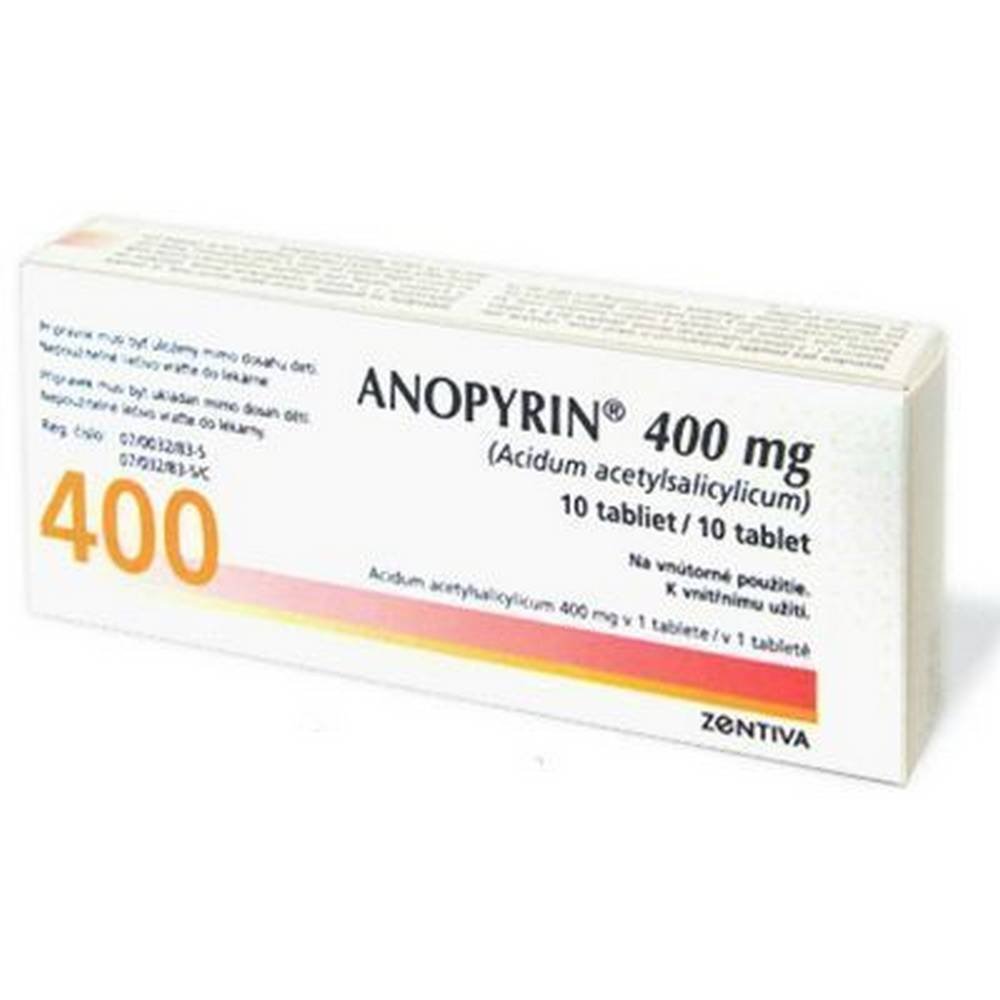Anopyrin 400 mg tbl.nob. 10 x 400 nbsp mg