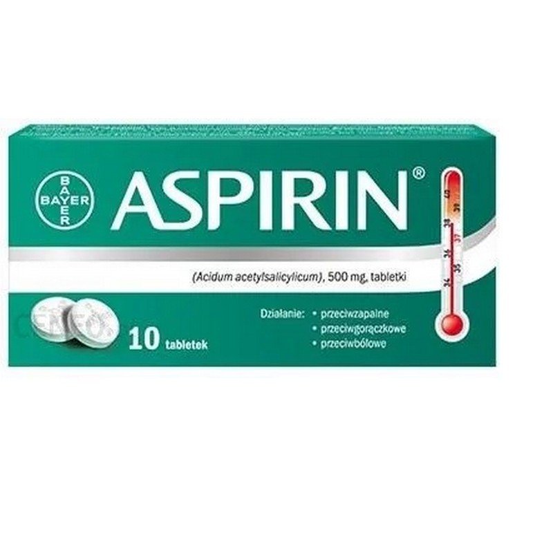 Aspirin 500mg 10&nbsp;tablets