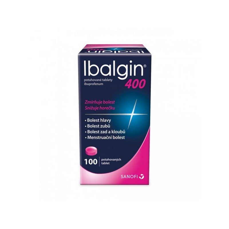 Ibalgin 400 mg 100-tablet pack – high-strength ibuprofen pain reliever