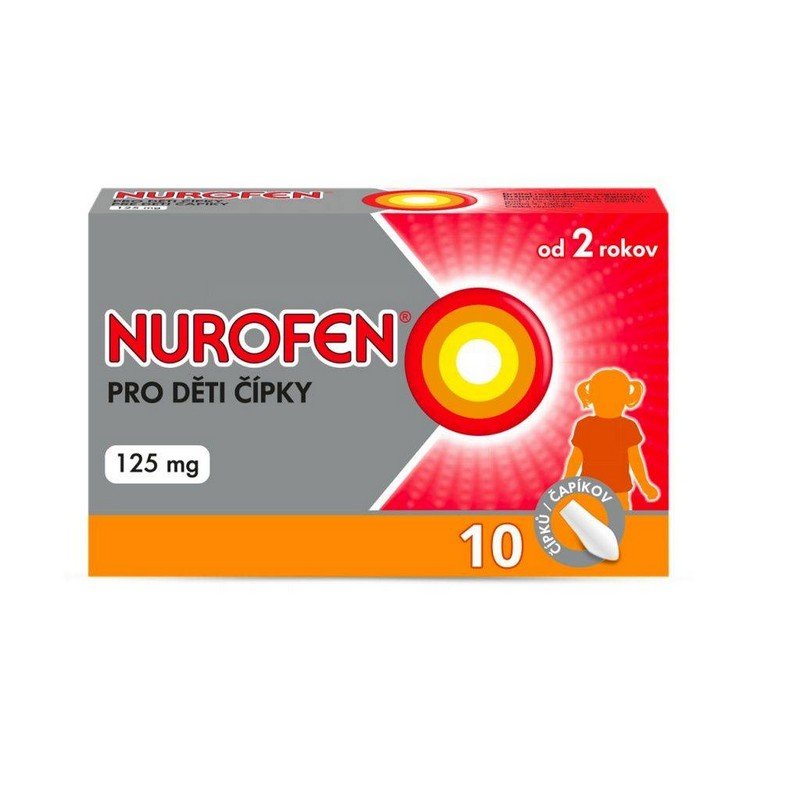 Nurofen for Children 125mg strawberry suspension with dosing syringe - pediatric fever reducer