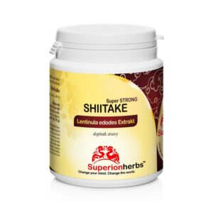 SUPERIONHERBS SHIITAKE 90 Capsules for immune support and overall wellness.