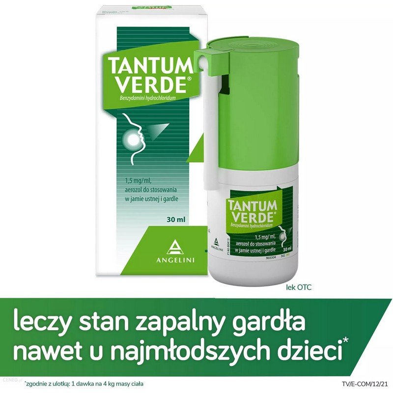 Tantum Verde aerosol 1.5mg/ml 30&nbsp;ml