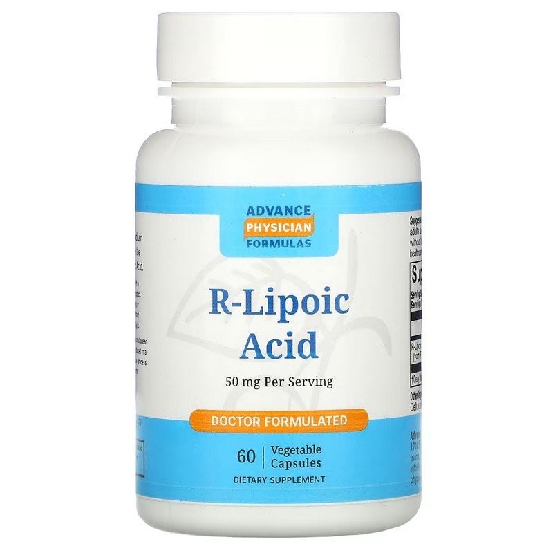 Advance Physician Formulas, R-Lipoic Acid, 50 mg, 60 Vegetable Capsules