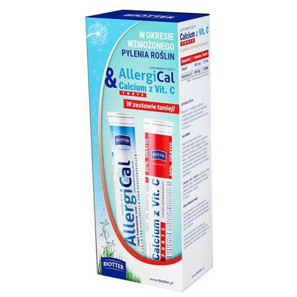 Biotter Kit allergic + Calcium with Vit. C Forte 2x20&nbsp;tabl