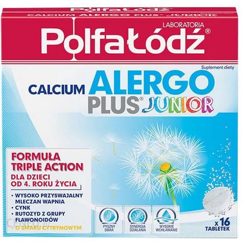 Calcium Allergo plus junior 16&nbsp;sachet