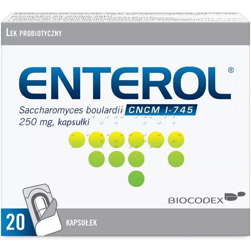 Enterol probiotic 250mg 20&nbsp;kaps.