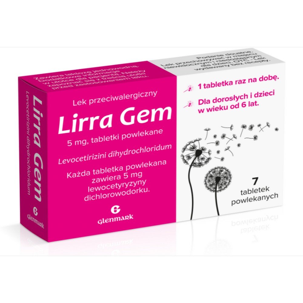 Lirra Gem 5mg 7&nbsp;tabl.
