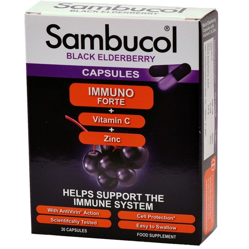 SAMBUCOL IMMUNO FORTE 30 CAPS