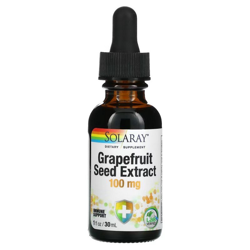 Solaray, Grapefruit Seed Extract, 100 mg, 1 fl oz (30 ml)
