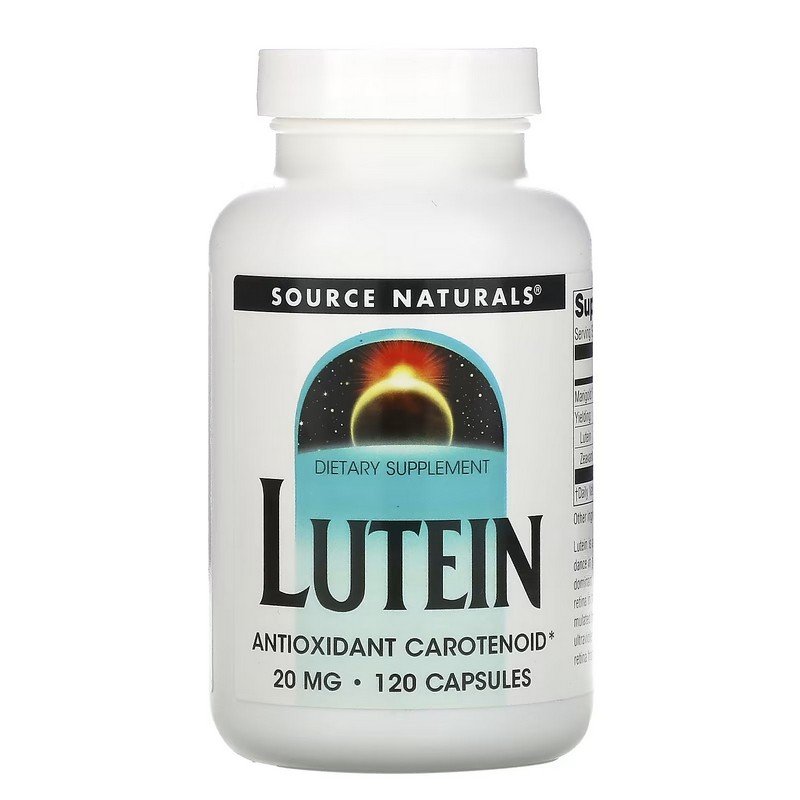 Source Naturals Lutein, 20 mg