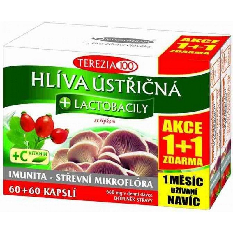 Terezia Company Oyster mushroom with lactobacilli 120&nbsp;tab