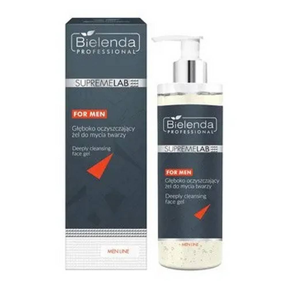 Bielenda Professional SupremeLAB Men Line, deep cleansing face wash gel, 200 g