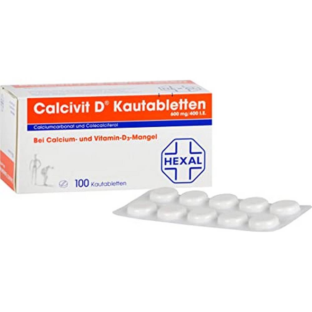 CALCIVIT D chewable tablets, 100 pcs