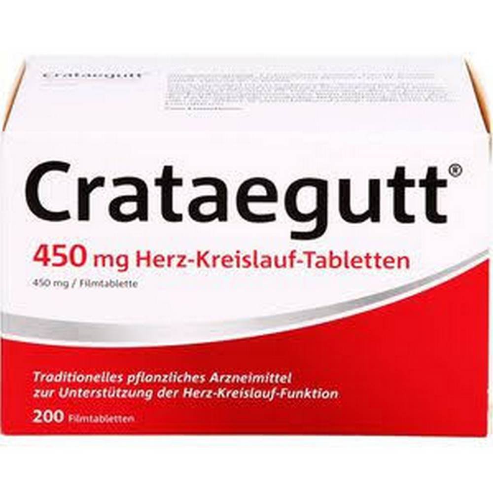 CRATAEGUTT 450 mg cardiovascular tablets, 200 pcs