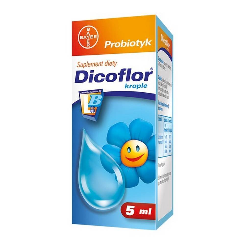 Dicoflor drops, 5 ml, for children / elderly people.