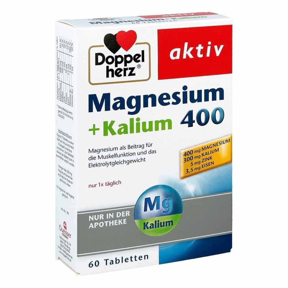 DOUBLE HERZ magnesium + potassium tablets, 60 pcs