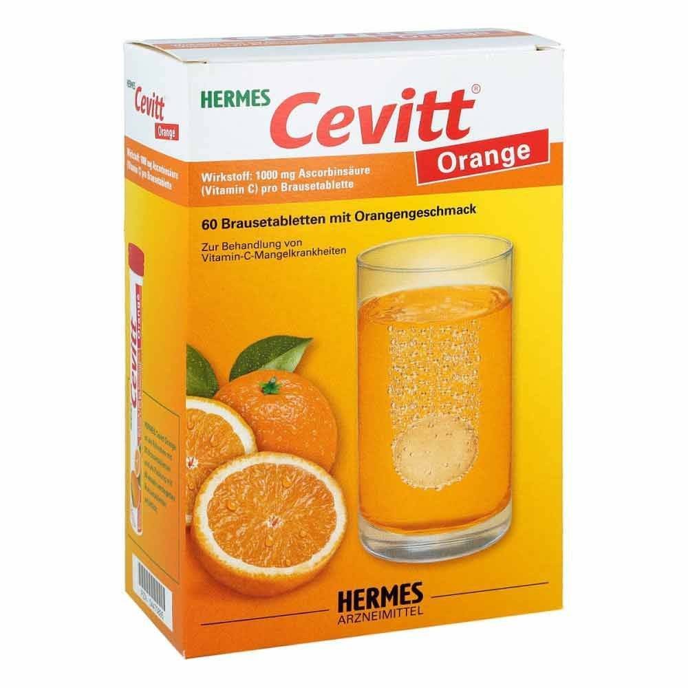 HERMES Cevitt Orange Effervescent Tablets, 60 St
