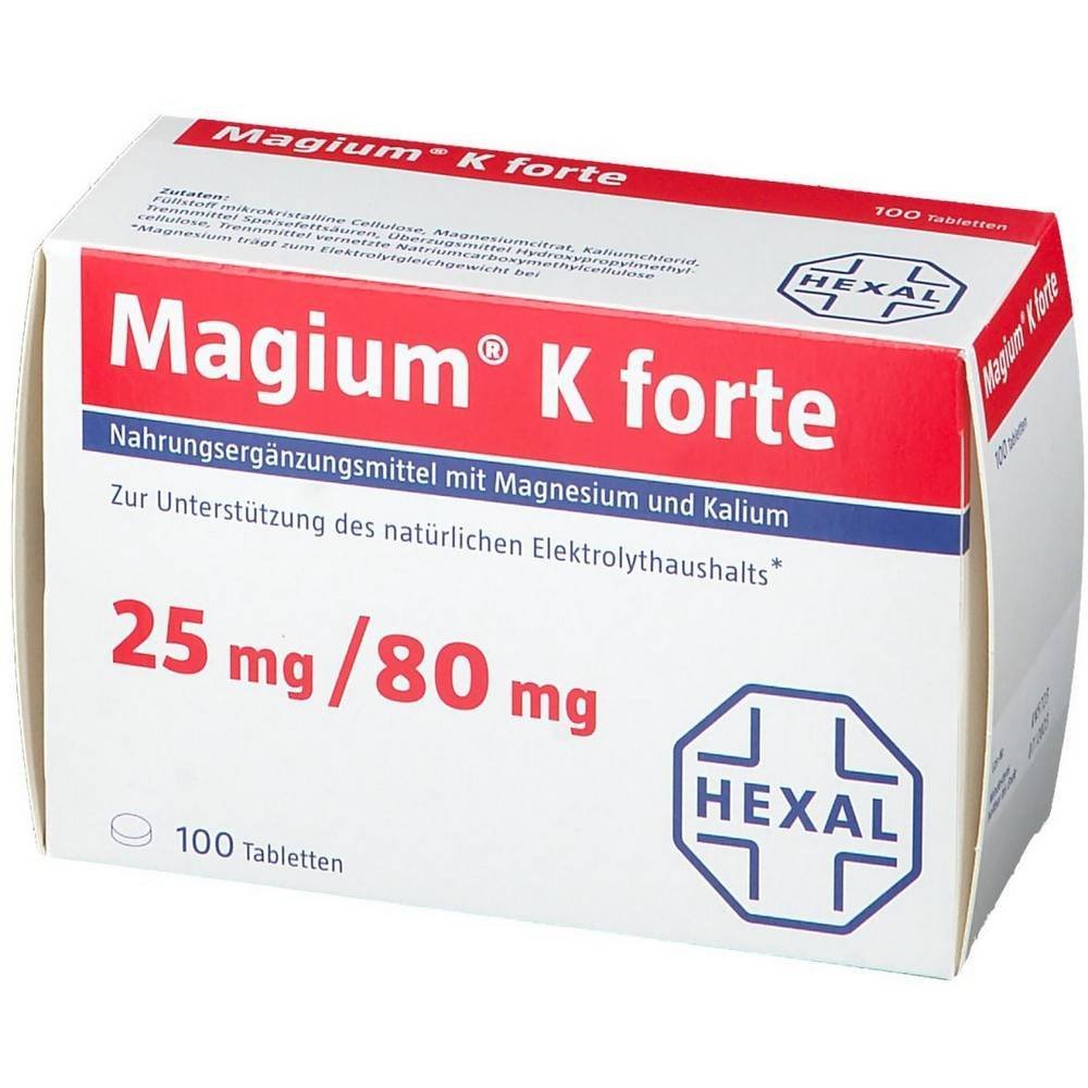 MAGIUM K forte Tablets, 100 St