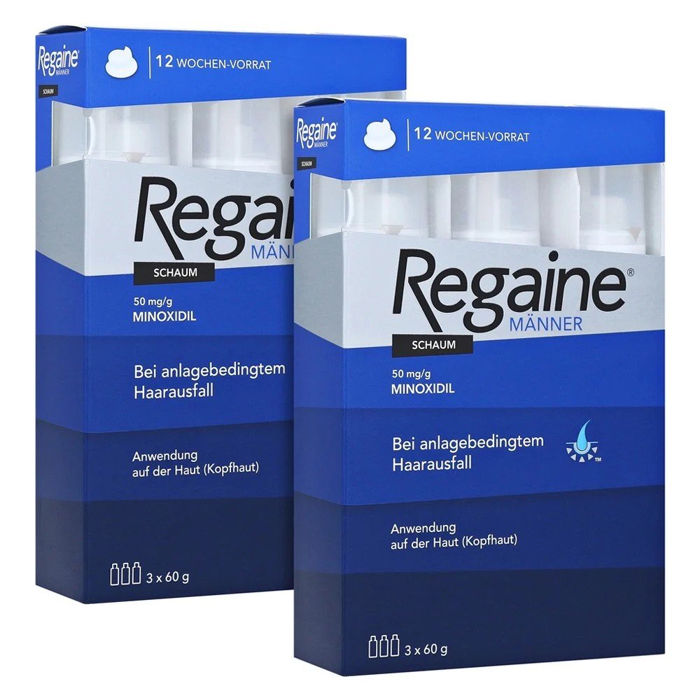 REGAINE Men's Foam 50 mg/g, 3X60 ml