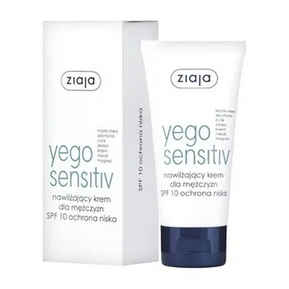 Ziaja Yego Sensitiv, moisturizing cream for men, SPF10, 50 ml