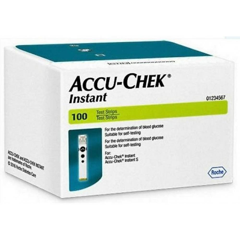Accu-Chek instant test strips, 100 strips