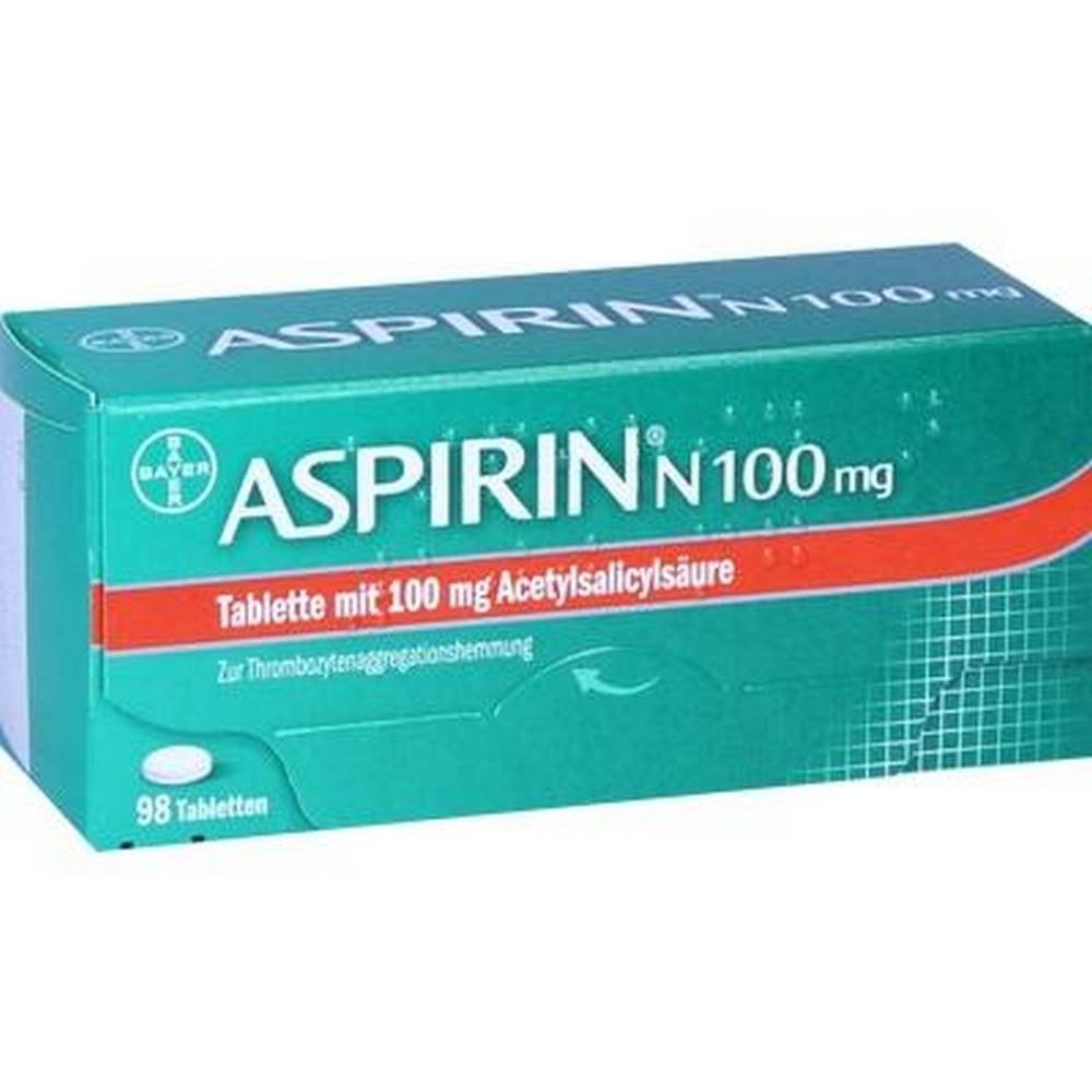 ASPIRIN N 100 mg tablets 98 St