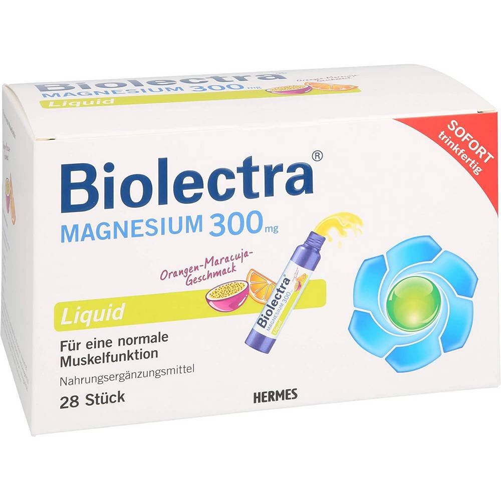 BIOLECTRA Magnesium 300 mg Liquid, 28 St