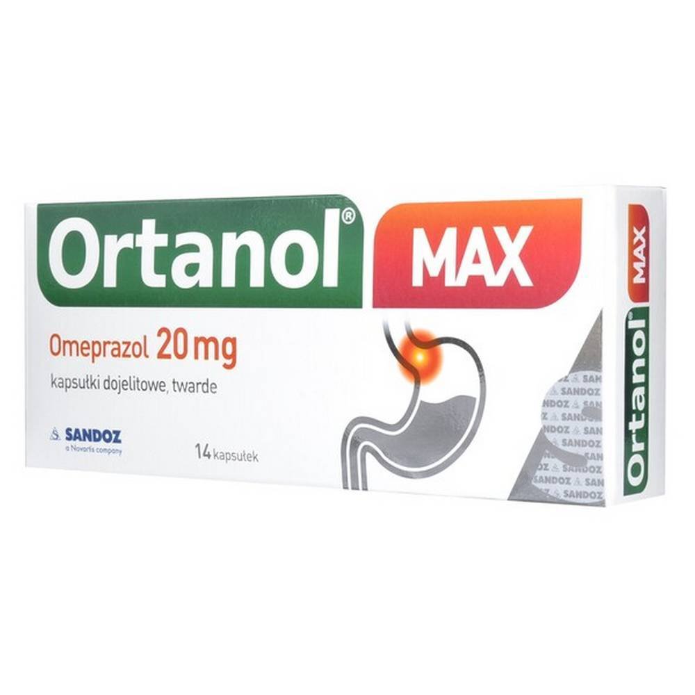 Ortanol Max, 20 mg, enteric capsules, 14 pcs