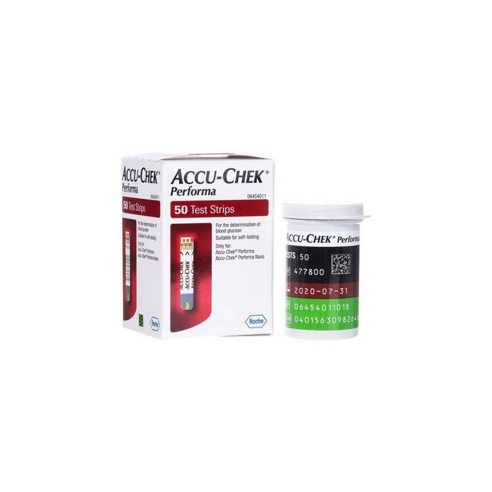 Test strips Accu-Chek Performa, 50 strips