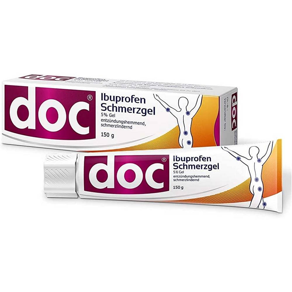 DOC IBUPROFEN Pain Gel 5%, 150 g