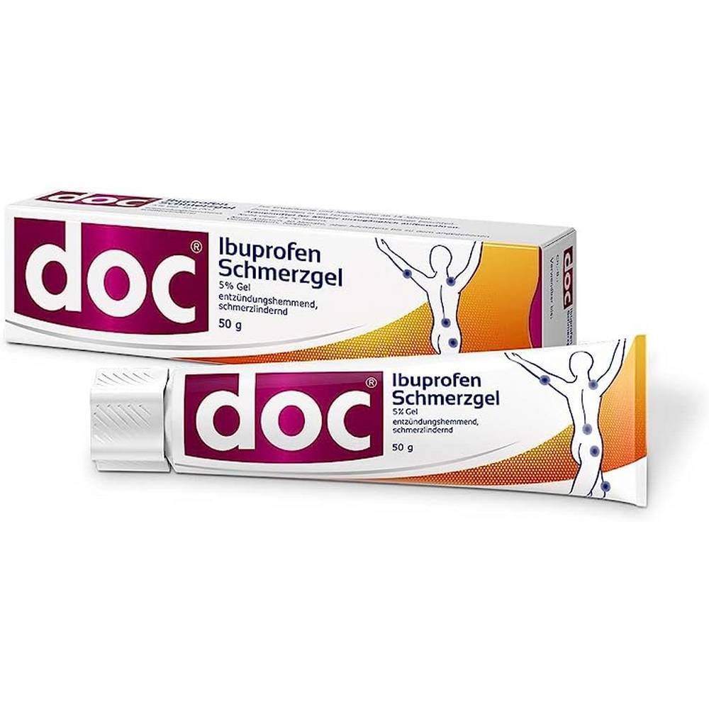 DOC IBUPROFEN Pain Gel 5%, 50 g