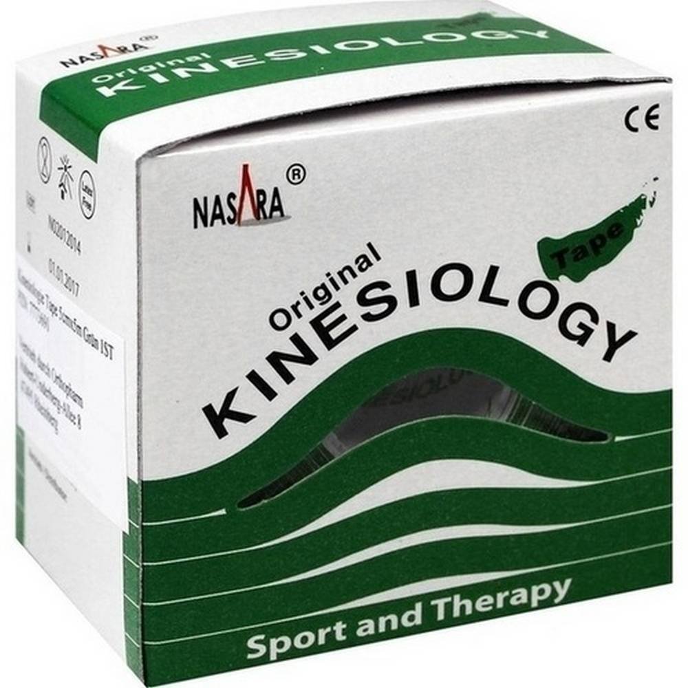 KINESIOLOGY tape 5 cmx5 m green, 1 pc