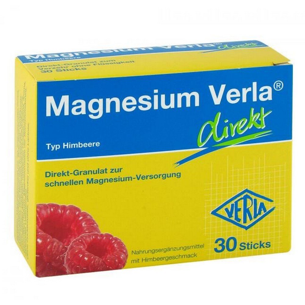 MAGNESIUM VERLA direct granules raspberry,  30 pcs
