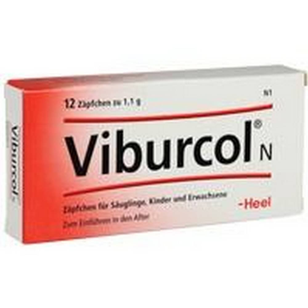VIBURCOL N children and infant suppositories, 12 pcs