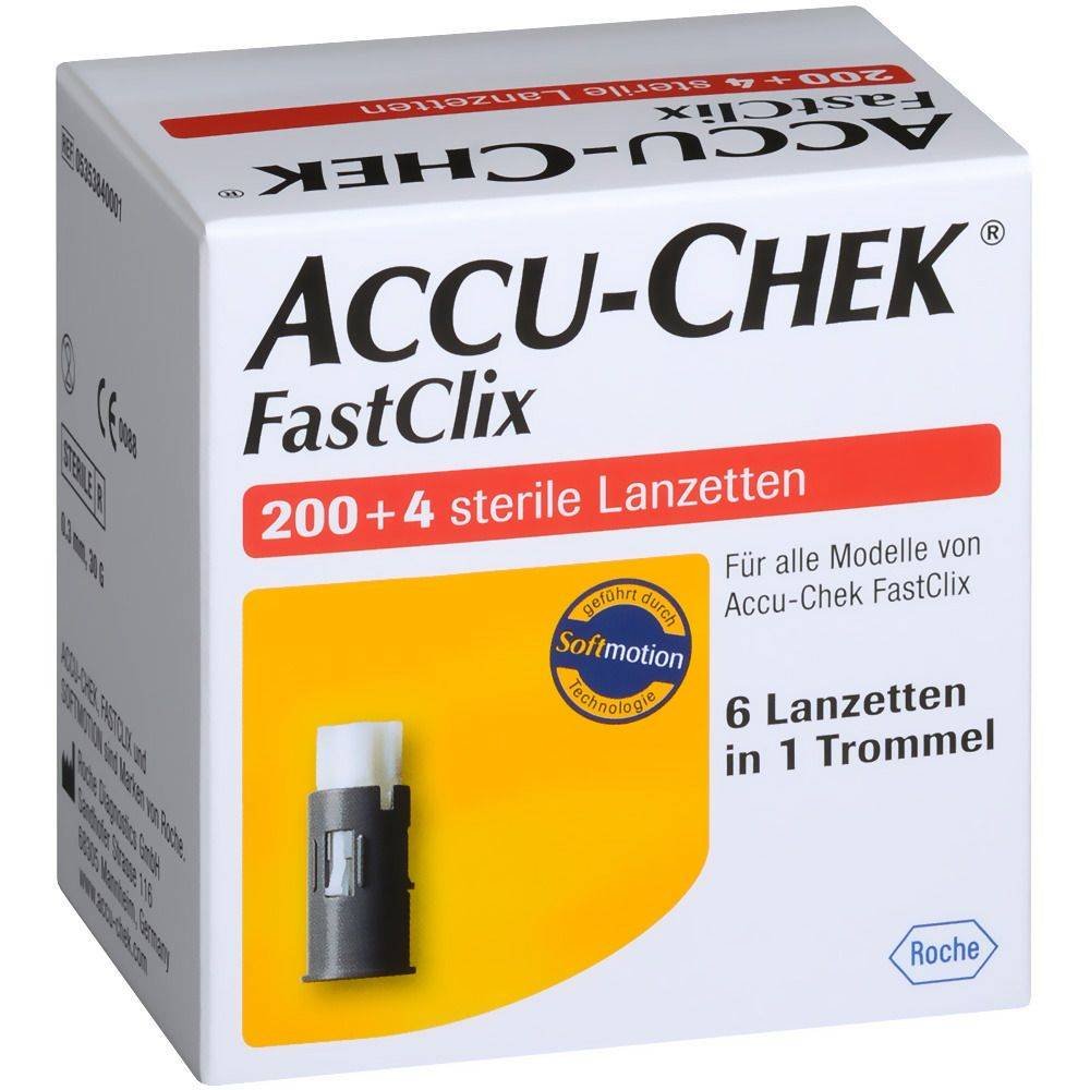 ACCU-CHEK FastClix Lanzetten, 204 pcs