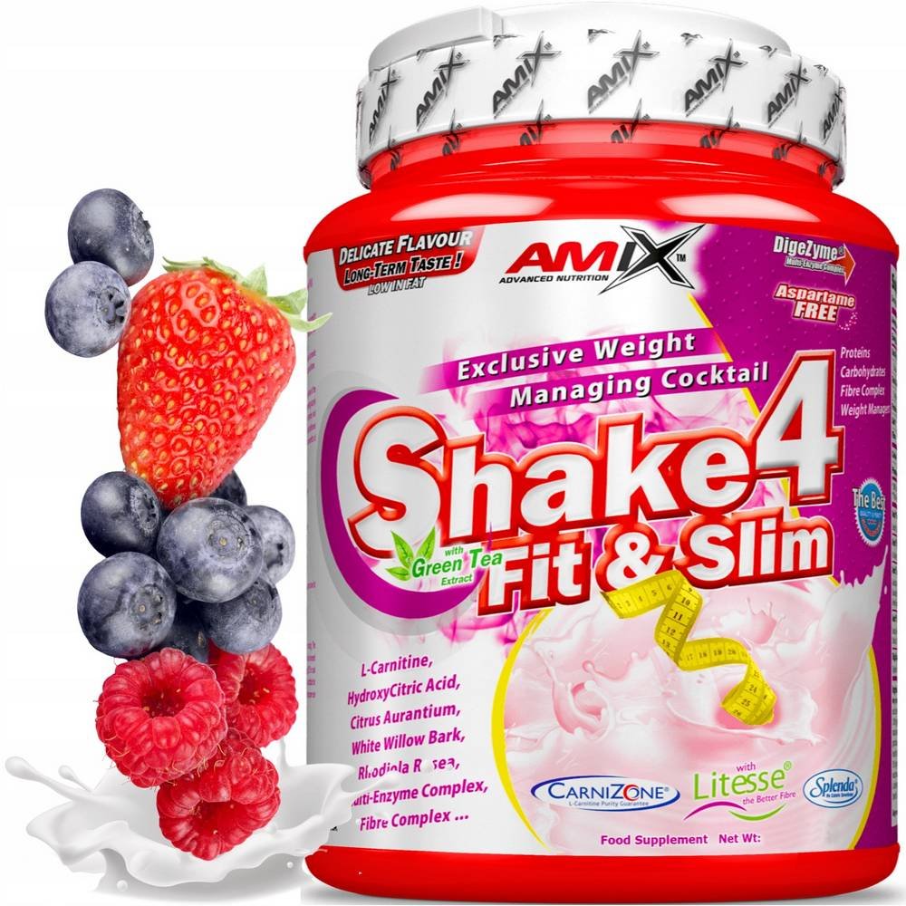 Amix Shake4 Fit & Slim forest fruit flavor 500 g 1 pc.