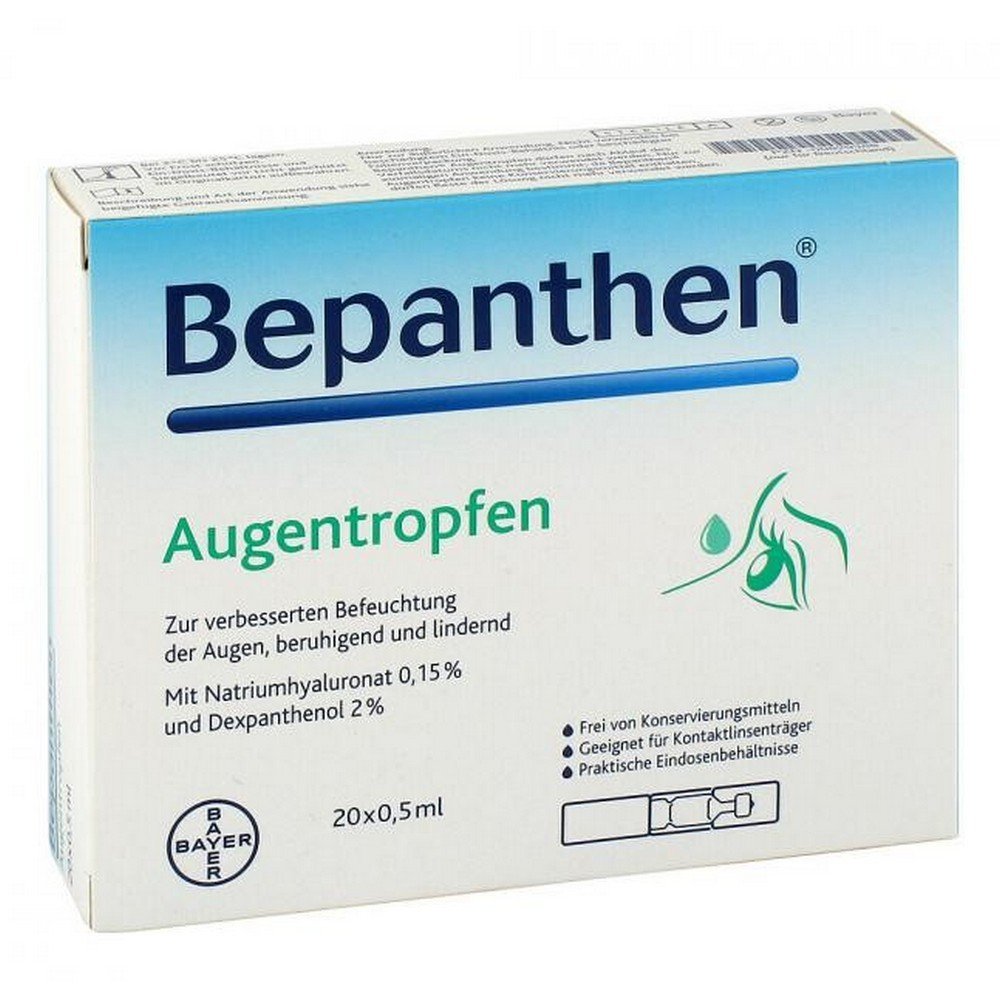 BEPANTHEN eye drops, 20x0,5 ml