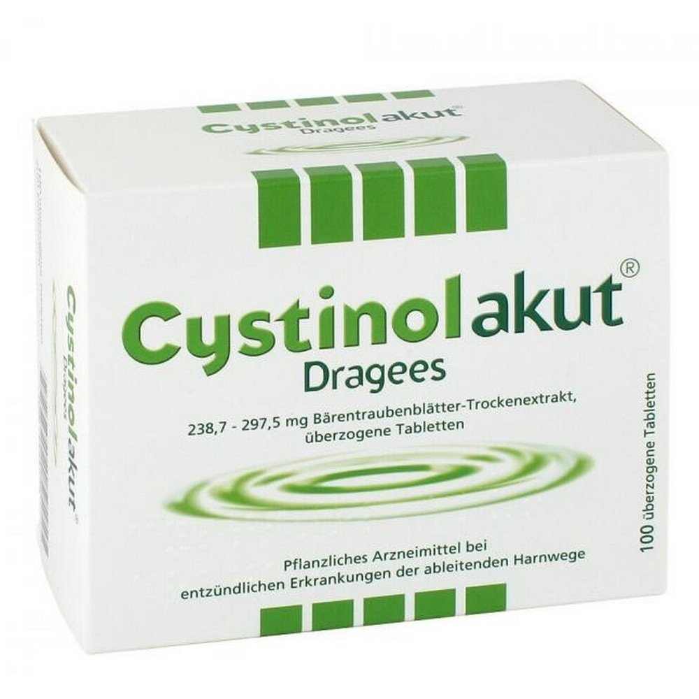 CYSTINOL acute dragees, 100 pcs