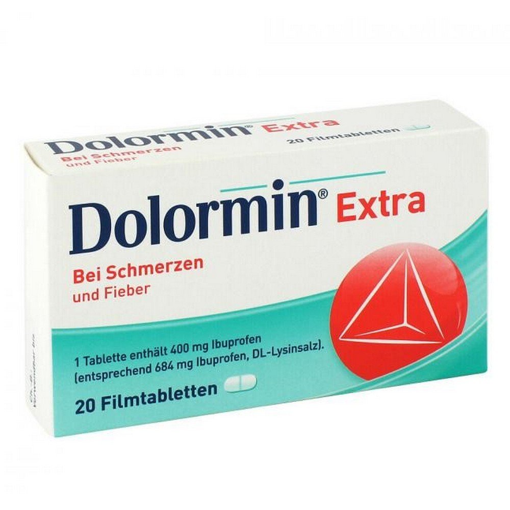 DOLORMIN extra film-coated tablets, 20 pcs