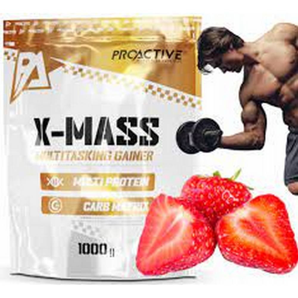 Gainer strawberry powder ProActive 1000 g