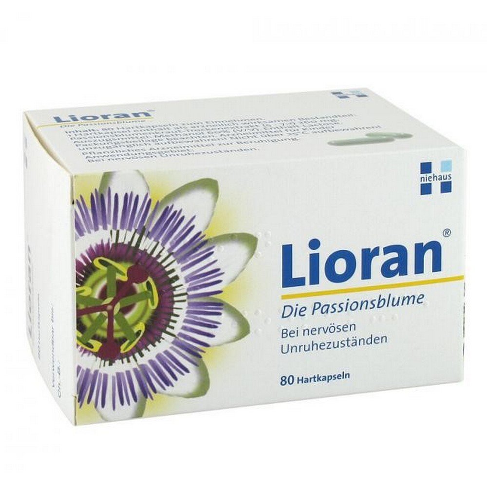 LIORAN the passion flower hard capsules, 80 pcs