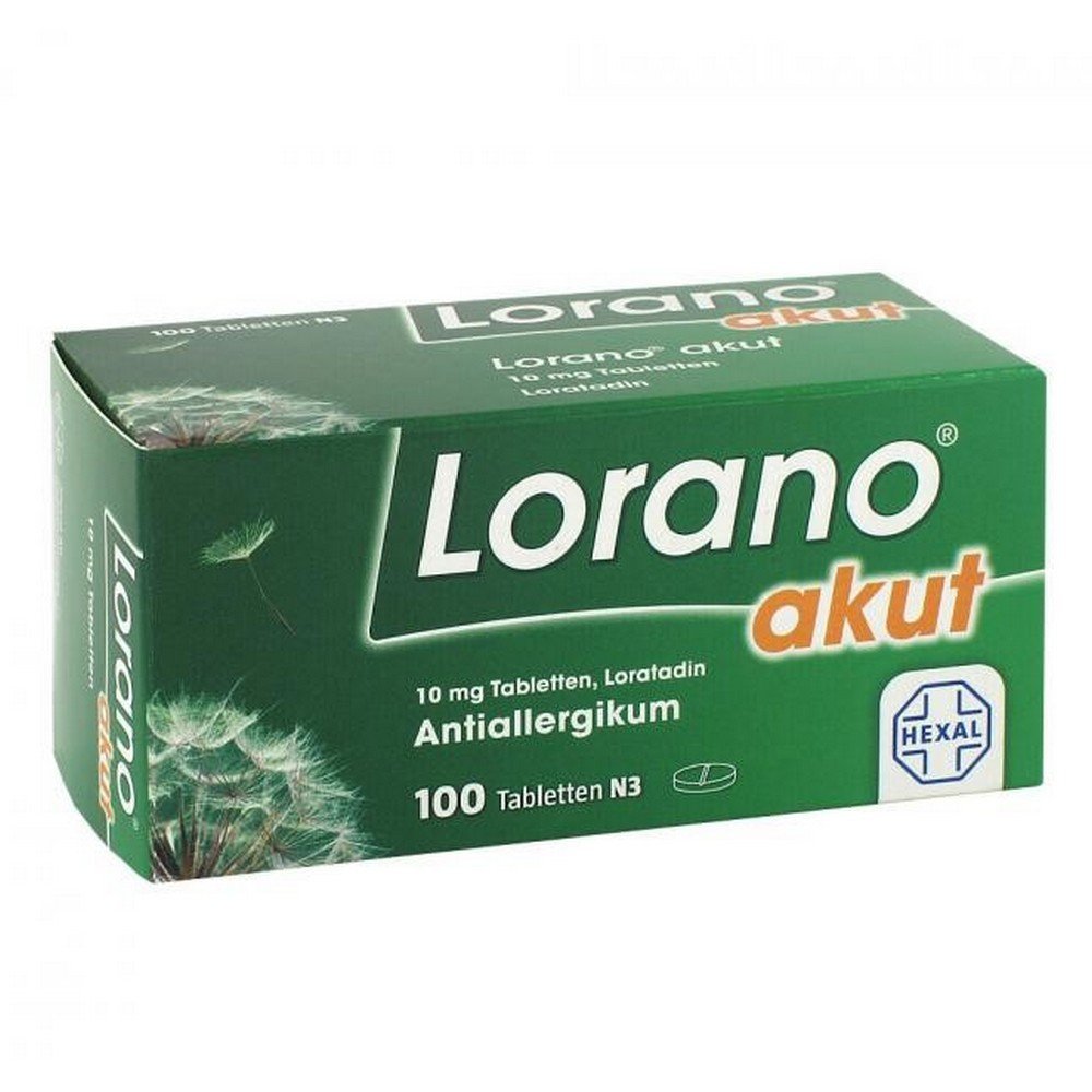 LORANO acute tablets, 100 pcs