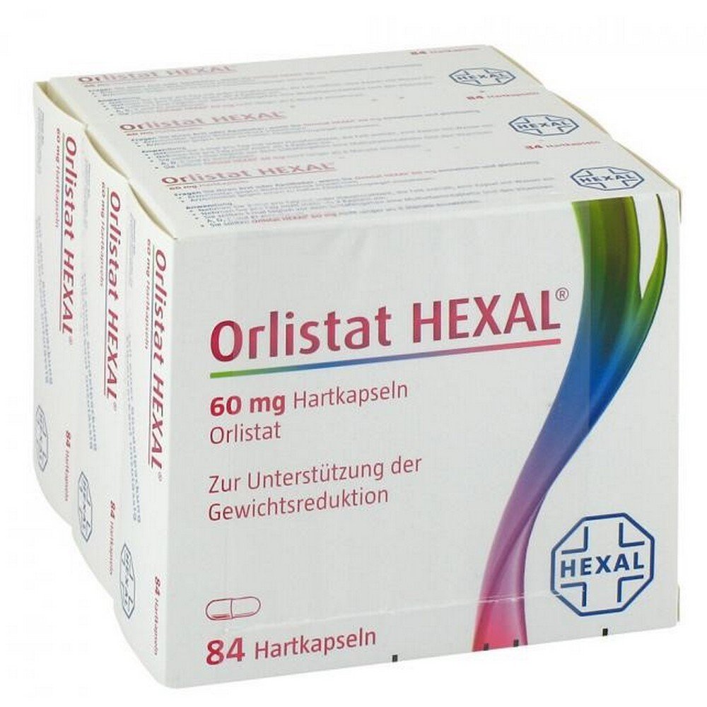 ORLISTAT HEXAL 60 mg hard capsules, 3x84