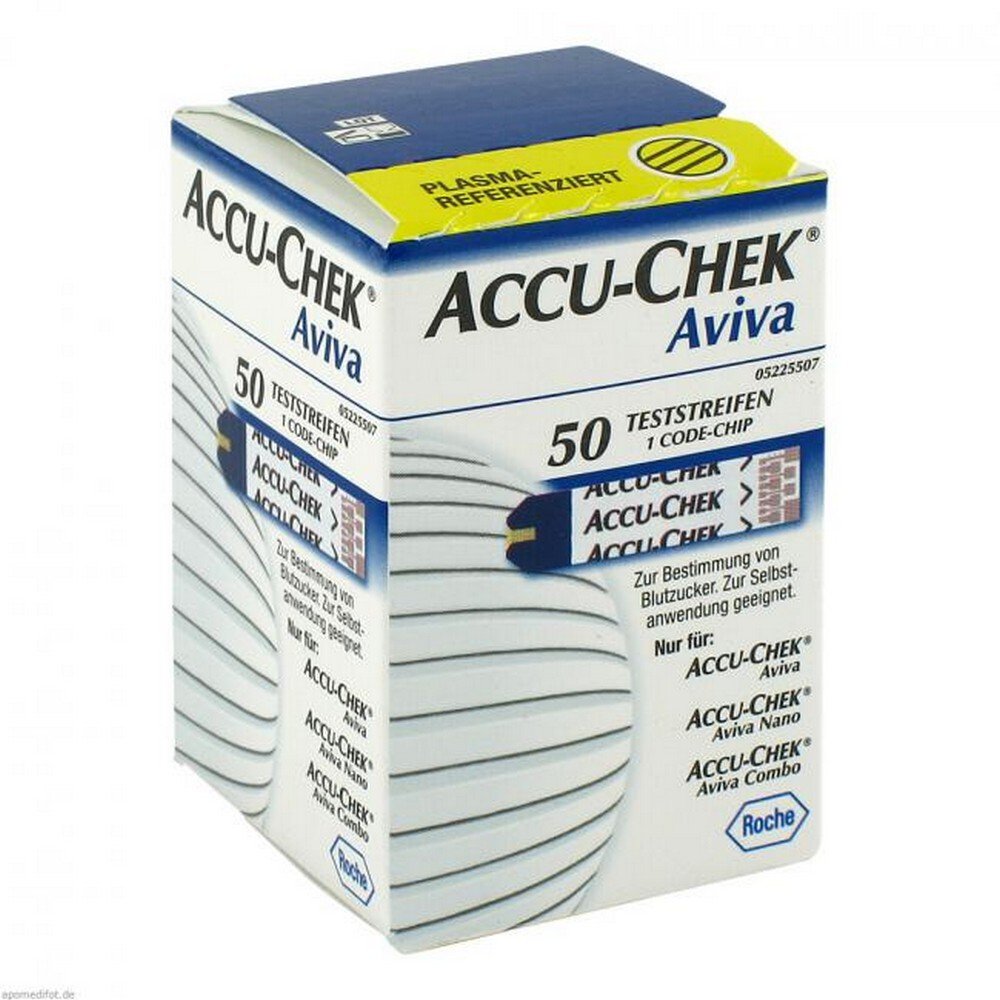 ACCU-CHEK Aviva test strips plasma, 50 pcs