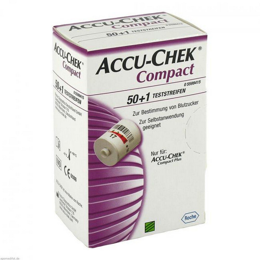 ACCU-CHEK Compact test strips, 50 pcs