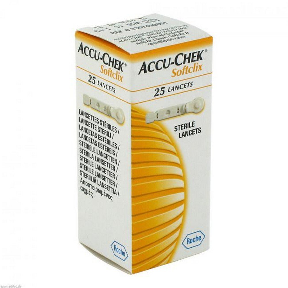 ACCU-CHEK Softclix Lancet, 25 pcs
