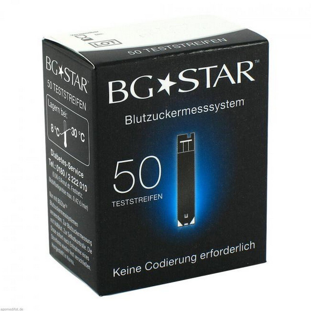 BGSTAR test strips, 50 pcs