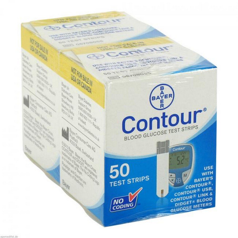CONTOUR sensors test strips, 100 pcs