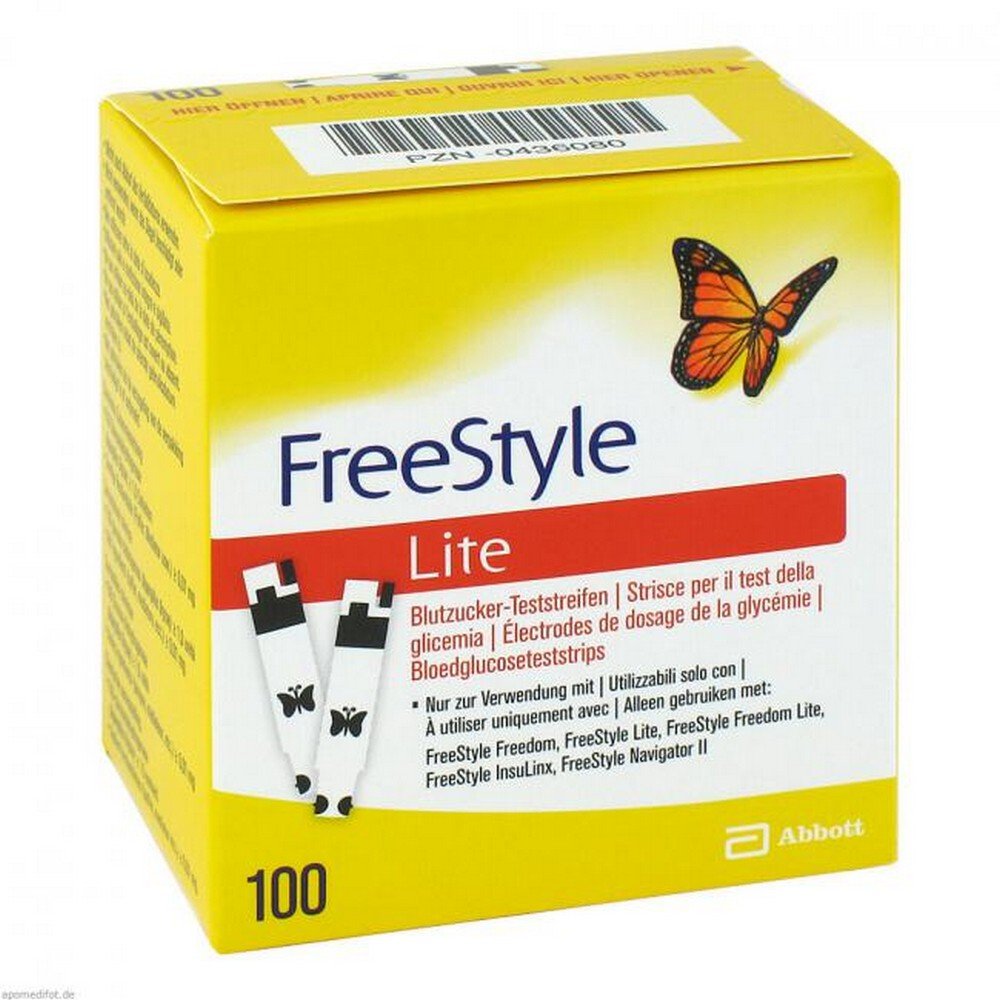 FREESTYLE Lite test strips without coding, 100 pcs